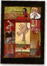 Affiche «Cabaret cirque à la prise de pied»